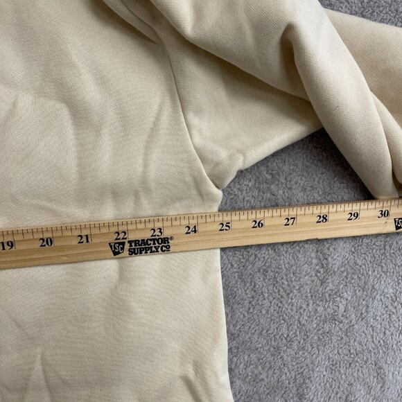 NEW Puma Women's XL Cream Crewneck Sweatshirt Cotton Blend - Picture 5 of 9